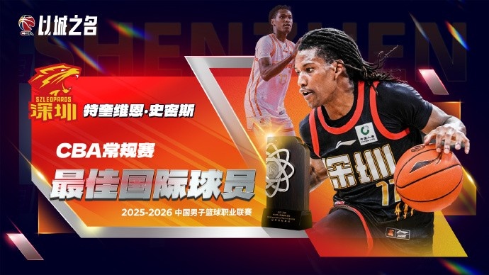 星空体育APP-CBA最佳国际球员得票：史密斯915分断层当选 力压青岛双外援